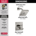 Delta T17267-SS Ara Ara: 17 Series Mc Shower Trim 