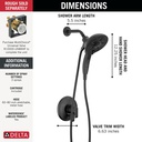 Delta T17289-BL Tetra 17 Series Shower Trim