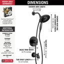 Delta T17435-BL-I Saylor 17 Series Tub & Shower Trim With In2Itio