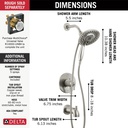 Delta T17435-SS-I Saylor 17 Series Tub & Shower Trim With In2Itio