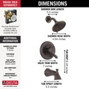 Delta T17438-RB Lahara Tub/Shower Trim 
