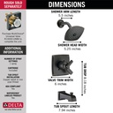 Delta T17464-RB Ashlyn Monitor(R) 17 Series Tub And Shower Trim 