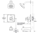 Delta T17464-RB Ashlyn Monitor(R) 17 Series Tub And Shower Trim 