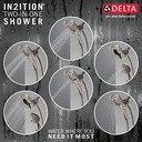 Delta T17464-SS-I Ashlyn Monitor(R) 17 Series Tub And Shower With In2Ition(R) Two-In-