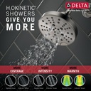 Delta T17472-SS-PR 17S Tub Shower Trim With H2Okinetic