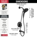 Delta T17489-BL Tetra 17 Series Tub Shower Trim