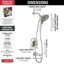 Delta T17489-SS-PR Tetra 17 Series Tub Shower Trim