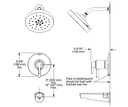 Delta T17T071-BL 17T Series Valve Only Trim