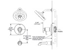 Delta T17T089-CZ-PR Tetra 17T Series Valve Only