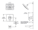 Delta T17T243-PR 17T H2Okinetic Shower Only Trim