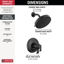 Delta T17T289-BL Tetra 17T Series Shower Trim