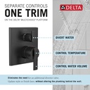 Delta T24867-BL Monitor(R) 14 Series With 3 Setting Diverter Trim Matte Black