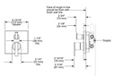 Delta T24867-CZ Monitor(R) 14 Series With 3 Setting Diverter Trim 