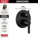 Delta T24871-BL 14S Integrated Diverter Trim 3 Setting