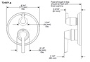 Delta T24971-PR 14S Integrated Diverter Trim 6 Setting