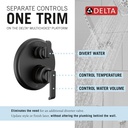 Delta T24989-BL Tetra 14 Series Integrated Diverter Trim 6-Set