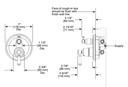 Delta T24997-CZ Monitor(R) 14 Series With 6 Setting Diverter Trim 