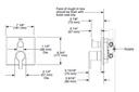 Delta T24999-BL 17 Series Integrated Diverter Trim 3 Function Diverter 