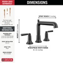 Delta T2736-BL Saylor 3-Hole Roman Tub Trim