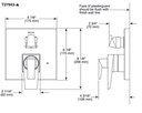 Delta T27843-KS-PR Integrated Diverter Trim 17S 3 Setting
