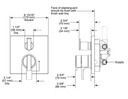 Delta T27867-CZ Monitor(R) 17 Series With 3 Setting Diverter Trim Champagne Bronze