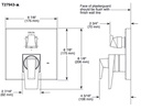 Delta T27943-SS-PR Integrated Diverter Trim 17S W/6 Setting