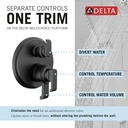 Delta T27989-BL Tetra 17 Series Integrated Diverter Trim 6-Set