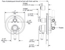 Delta T27997-CZ Monitor(R) 17 Series With 6 Setting Diverter Trim 