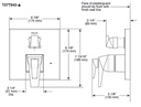 Delta T27T943-SS-PR Integrated Diverter Trim 17T W/6 Setting
