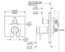 Delta T27T967-BL Monitor(R) Tempassure(R) 17T Series Valve With 3 Setting Div
