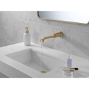 Delta T3589LF-CZ-PR-WL Tetra Single Handle Wall Mount Bathroom Faucet