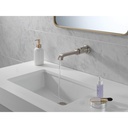Delta T3589LF-SS-PR-WL Tetra Single Handle Wall Mount Bathroom Faucet