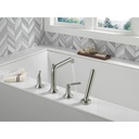 Delta T4736-SS Saylor 4-Hole Roman Tub Trim With Hand Shower