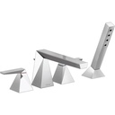 Delta T4743-PR 4-Hole Roman Tub W/ Handshower Trim