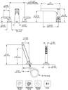 Delta T4774-BL Zura 4-Hole Roman Tub With Handshower Trim 