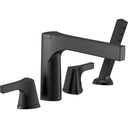 Delta T4774-BL Zura 4-Hole Roman Tub With Handshower Trim 