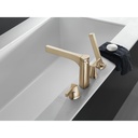 Delta T4774-CZ Zura 4-Hole Roman Tub With Handshower Trim 