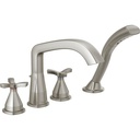 Delta T47766-SS Stryke Four Hole Roman Tub Trim Shower 2O 