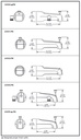Delta U1011-PK 6 1/2 Inch Standard Diverter Tub Spout 