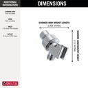 Delta U3401-PK Shr Arm Mount 