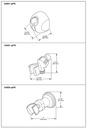 Delta U3401-SS-PK Shr Arm Mount 