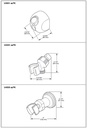 Delta U4005-RB-PK Adjustable Wall Mount 