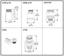 Delta U4900-PK Vacuum Breaker Atmospheric 1/2 Connection With Brass Shield 