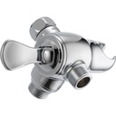 Delta U4920-PK All-Brass 3-Way Shr Arm Diverter/Mount With Lever Control 