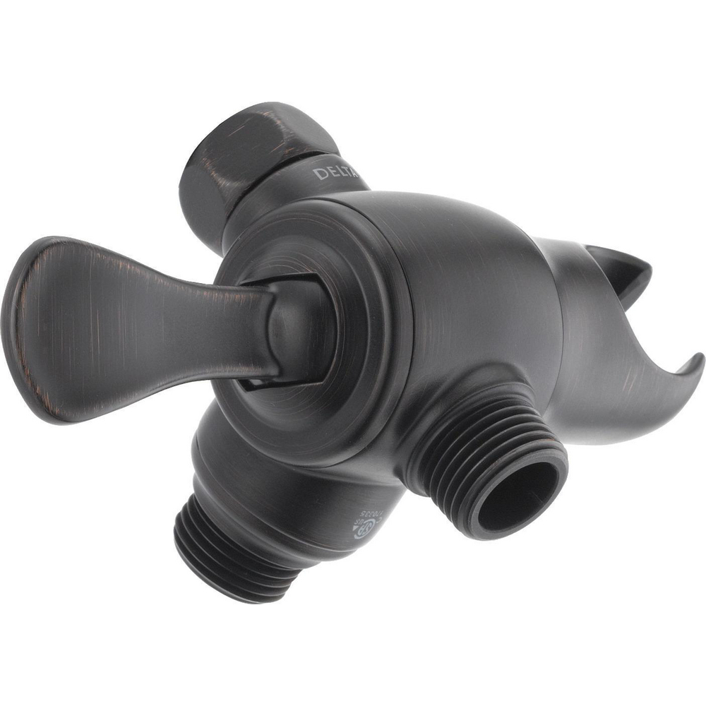 Delta U4920-RB-PK All-Brass 3-Way Shr Arm Diverter/Mount With Lever Control 
