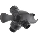 Delta U4920-RB-PK All-Brass 3-Way Shr Arm Diverter/Mount With Lever Control 