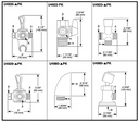 Delta U4985-PK All-Brass Water Supply/Adjustable Wall Mount All In One 