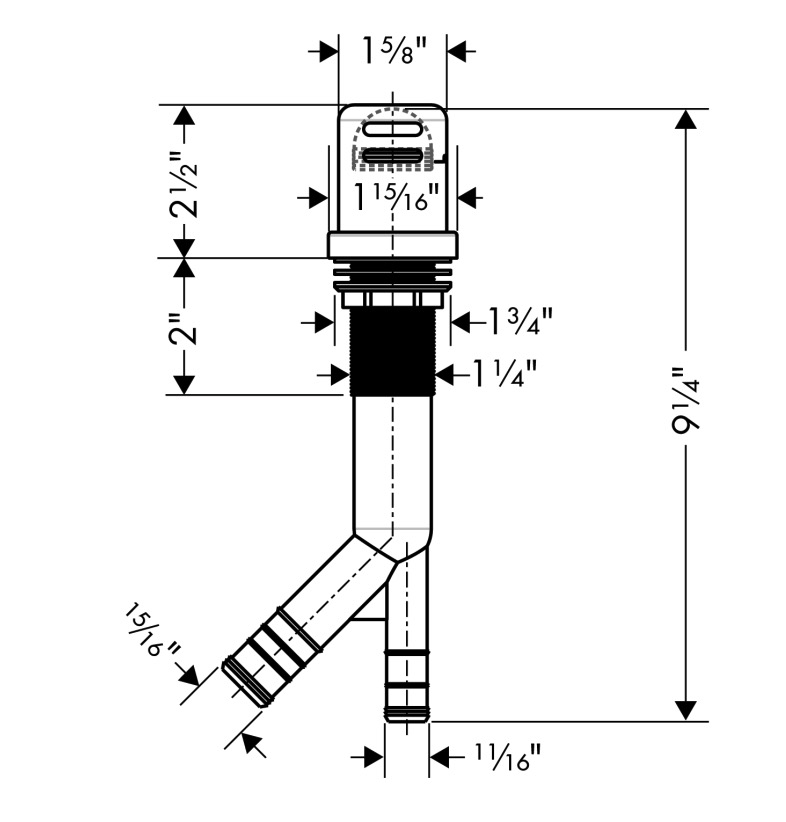 Hansgrohe 04214340 Air Gap