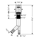 Hansgrohe 04214340 Air Gap