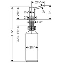 Hansgrohe 04539340 Soap Dispenser Contemporary